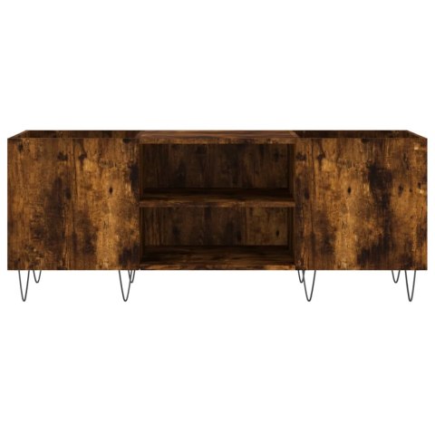 SZAFKA NA PŁYTY PRZYDYMIONY DĄB 121X38X48CM