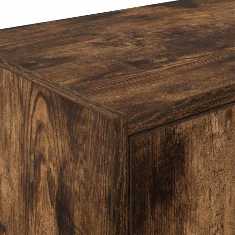 VidaXL Szafki garażowe 2 szt. Dąb wędzony Drewno klejone