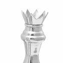 RZEŹBY SZACHOWE 2 SZT. SREBRNE ALUMINIUM
