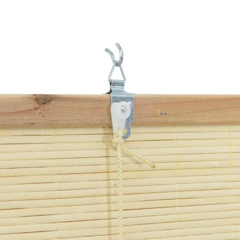 ŻALUZJE I ROLETY Z ZASŁONAMI NATURALNY BAMBUS