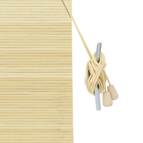 ŻALUZJE I ROLETY Z ZASŁONAMI NATURALNY BAMBUS