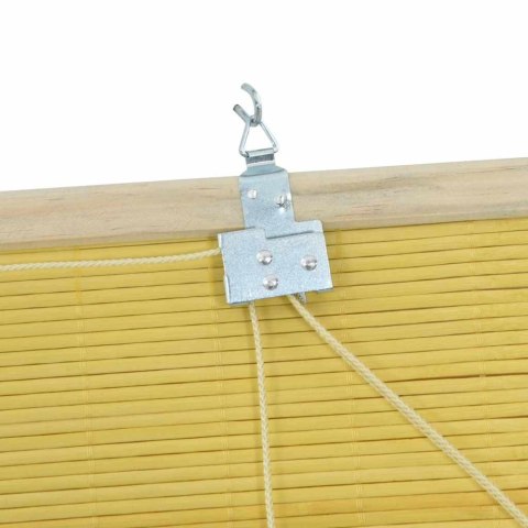 ŻALUZJE I ROLETY Z ZASŁONAMI ŻÓŁTY BAMBUS