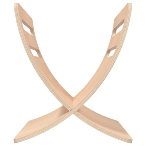 DREWNIANY STOJAK NA GAZETY W NATURALNYM KOLORZE