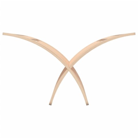 DREWNIANY STOJAK NA GAZETY W NATURALNYM KOLORZE