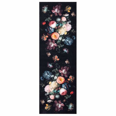 MATA KUCHENNA FLORAL KWIATY 60X 180CM AKSAMIT