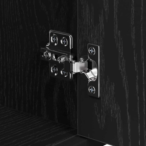 SZAFKA ŁAZIENKOWA Z PÓŁKĄ CZARNY DĄB 35X37.5X188.5CM