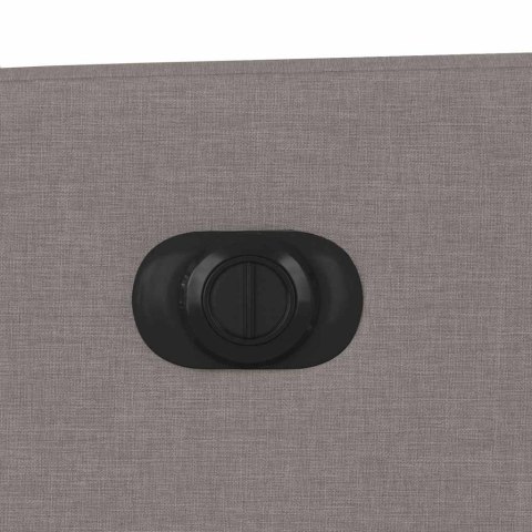 ELEKTRYCZNY FOTEL ROZKŁADANY KOLOR TAUPE OBITY TKANINĄ