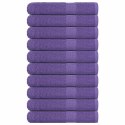 RĘCZNIKI 10 SZT. FIOLETOWY 100X200CM BAWEŁNA 100%