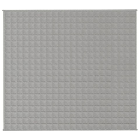 KOC OBCIĄŻENIOWY SZARY 200X225CM 9KG TKANINA