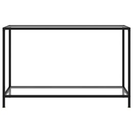 STOLIK KONSOLOWY PRZEZROCZYSTY 120X35X75CM SZKŁO HARTOWANE