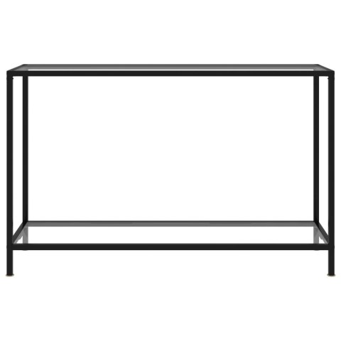STOLIK KONSOLOWY PRZEZROCZYSTY 120X35X75CM SZKŁO HARTOWANE