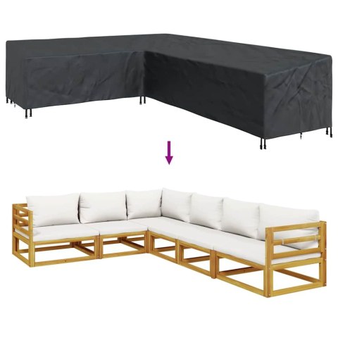 POKROWIEC NA MEBLE OGRODOWE 355X275X80CM