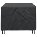 POKROWIEC NA MEBLE OGRODOWE CZARNY 113X113X73CM 600D