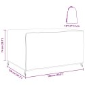 POKROWIEC NA MEBLE OGRODOWE CZARNY 180X120X74CM 420D
