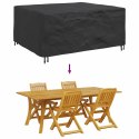 POKROWIEC NA MEBLE OGRODOWE CZARNY 200X160X70CM 600D