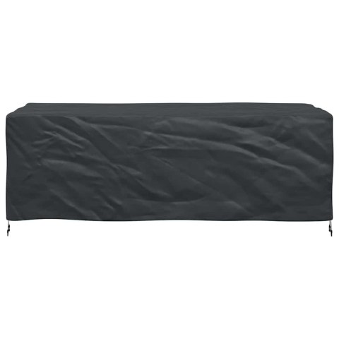 POKROWIEC NA MEBLE OGRODOWE CZARNY 220X110X70CM 420D