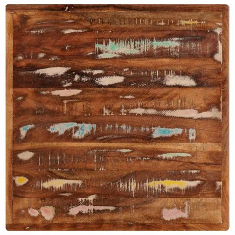 STOLIK BISTRO BRĄZOWY 50X 50X 76CM LITE DREWNO Z ODZYSKU