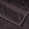 RĘCZNIKI 2 SZT. ANTRACYT 100X200CM 360G/M² BAWEŁNA 100%
