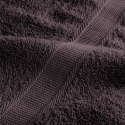 RĘCZNIKI 2 SZT. ANTRACYT 100X200CM 360G/M² BAWEŁNA 100%