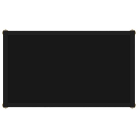 STOLIK KONSOLOWY CZARNY 60X35X75CM SZKŁO HARTOWANE