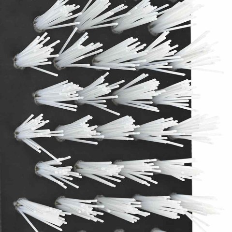 SZCZOTKI DO BYDŁA CZARNY I BIAŁY 84X 10X 91CM PLASTIK I STAL