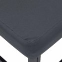 ZESTAW SOF NA OGRÓD Z PODUSZKĄ 8 PCS CZARNY ALUMINIUM