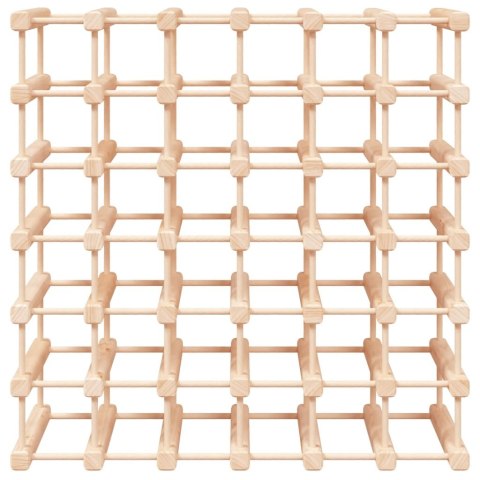 STOJAK NA 42 BUTELKI WINA 68,5X23X68,5CM LITE DREWNO SOSNOWE