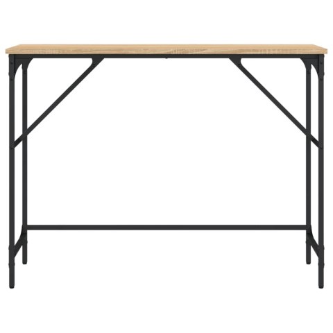 STOLIK KONSOLOWY DĄB SONOMA 100X32X75CM