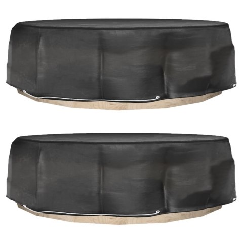 POKROWCE NA MEBLE WYPOCZYNKOWE, 2 SZT., 8 OCZEK, 188X50CM