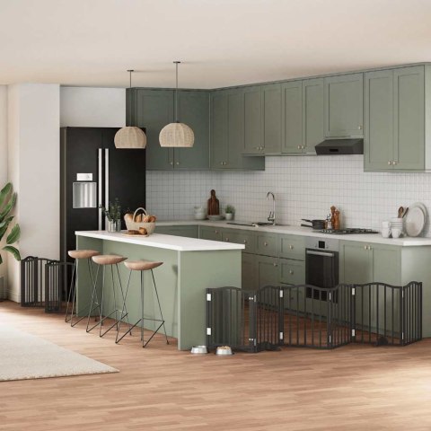 SKŁADANA BARIERKA ZABEZPIECZAJĄCA SCHODY DRZWI BRAMKA OCHRONA DLA PSA 600CM