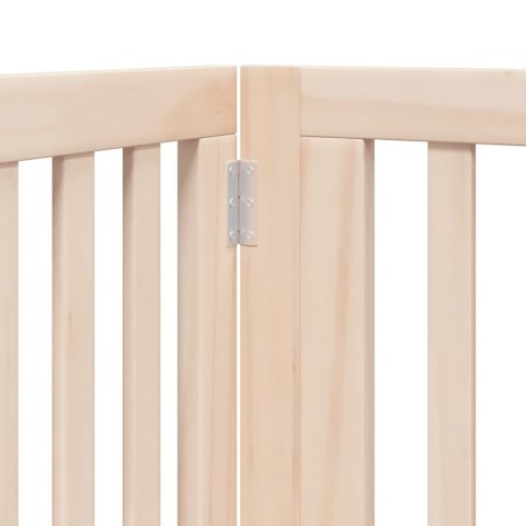 SKŁADANA BRAMKA DLA PSA Z DRZWIAMI 8 PANELI 640CM