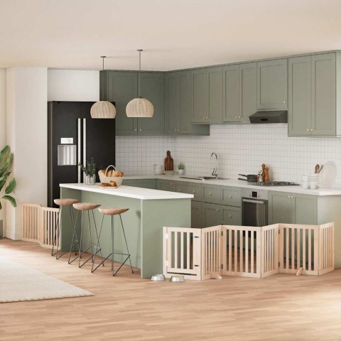 SKŁADANA BARIERKA ZABEZPIECZAJĄCA SCHODY DRZWI BRAMKA OCHRONA DLA PSA 450CM