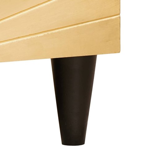 SZAFKA POD TELEWIZOR Z SZUFLADĄ CZARNY I ZŁOTO 80X 33X 46CM