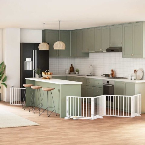 SKŁADANA BARIERKA ZABEZPIECZAJĄCA SCHODY DRZWI BRAMKA OCHRONA DLA PSA 960CM