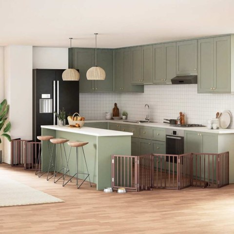 SKŁADANA BARIERKA ZABEZPIECZAJĄCA SCHODY DRZWI BRAMKA OCHRONA DLA PSA 600CM