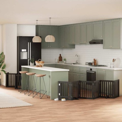 SKŁADANA BARIERKA ZABEZPIECZAJĄCA SCHODY DRZWI BRAMKA OCHRONA DLA PSA 600CM