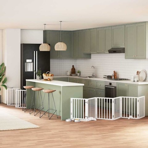 SKŁADANA BARIERKA ZABEZPIECZAJĄCA SCHODY DRZWI BRAMKA OCHRONA DLA PSA 750CM