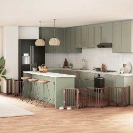 SKŁADANA BARIERKA ZABEZPIECZAJĄCA SCHODY DRZWI BRAMKA OCHRONA DLA PSA 750CM