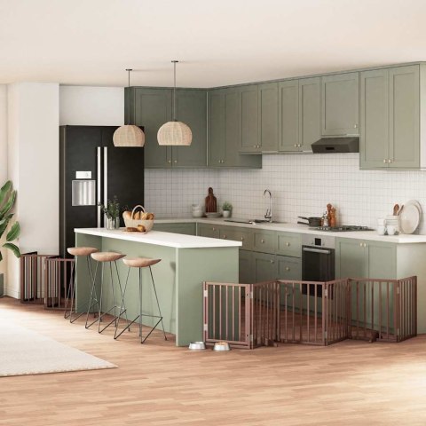 SKŁADANA BARIERKA ZABEZPIECZAJĄCA SCHODY DRZWI BRAMKA OCHRONA DLA PSA 750CM