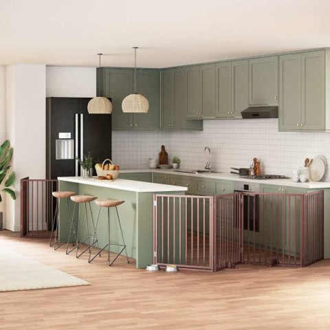 SKŁADANA BARIERKA ZABEZPIECZAJĄCA SCHODY DRZWI BRAMKA OCHRONA DLA PSA 640CM