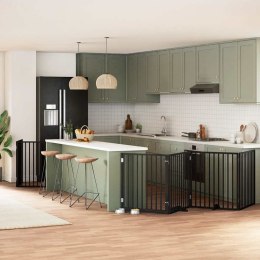 SKŁADANA BARIERKA ZABEZPIECZAJĄCA SCHODY DRZWI BRAMKA OCHRONA DLA PSA 640CM