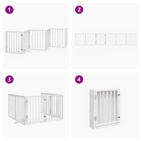 SKŁADANA BARIERKA ZABEZPIECZAJĄCA SCHODY DRZWI BRAMKA OCHRONA DLA PSA 300CM