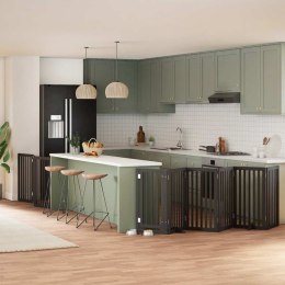 SKŁADANA BARIERKA ZABEZPIECZAJĄCA SCHODY DRZWI BRAMKA OCHRONA DLA PSA 450CM