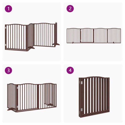 SKŁADANA BARIERKA ZABEZPIECZAJĄCA SCHODY DRZWI BRAMKA OCHRONA DLA PSA 320CM