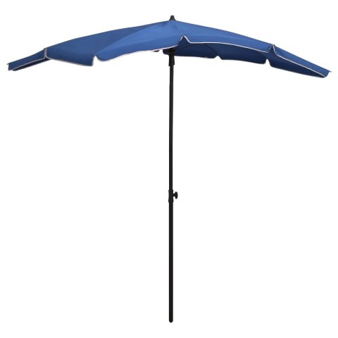 PARASOL OGRODOWY NA SŁUPKU 200X130 CM LAZUROWY