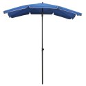 PARASOL OGRODOWY NA SŁUPKU 200X130 CM LAZUROWY