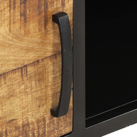 STOLIK KAWOWY 105X50X35CM SUROWE DREWNO MANGO