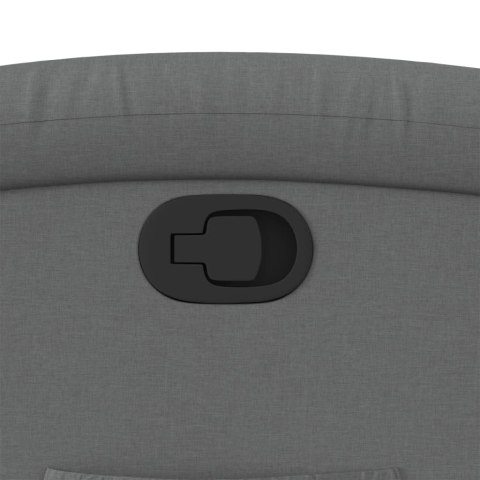 FOTEL ROZKŁADANY CIEMNOSZARY MATERIAŁ