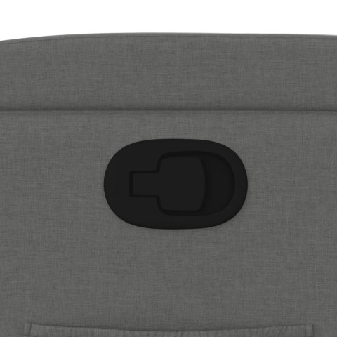 FOTEL ROZKŁADANY CIEMNOSZARY MATERIAŁ