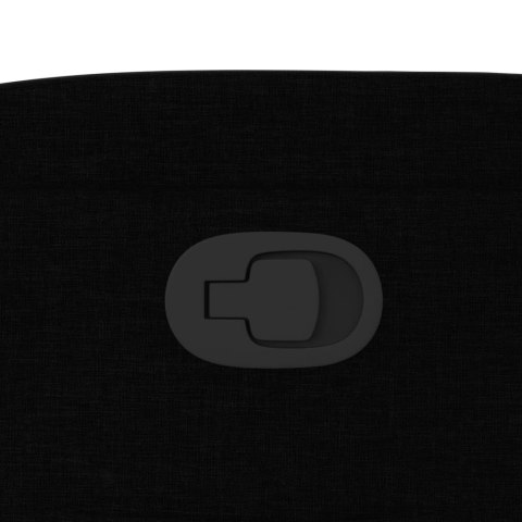 FOTEL ROZKŁADANY CZARNA TKANINA